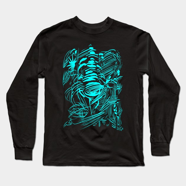 alien Long Sleeve T-Shirt by Nikokosmos